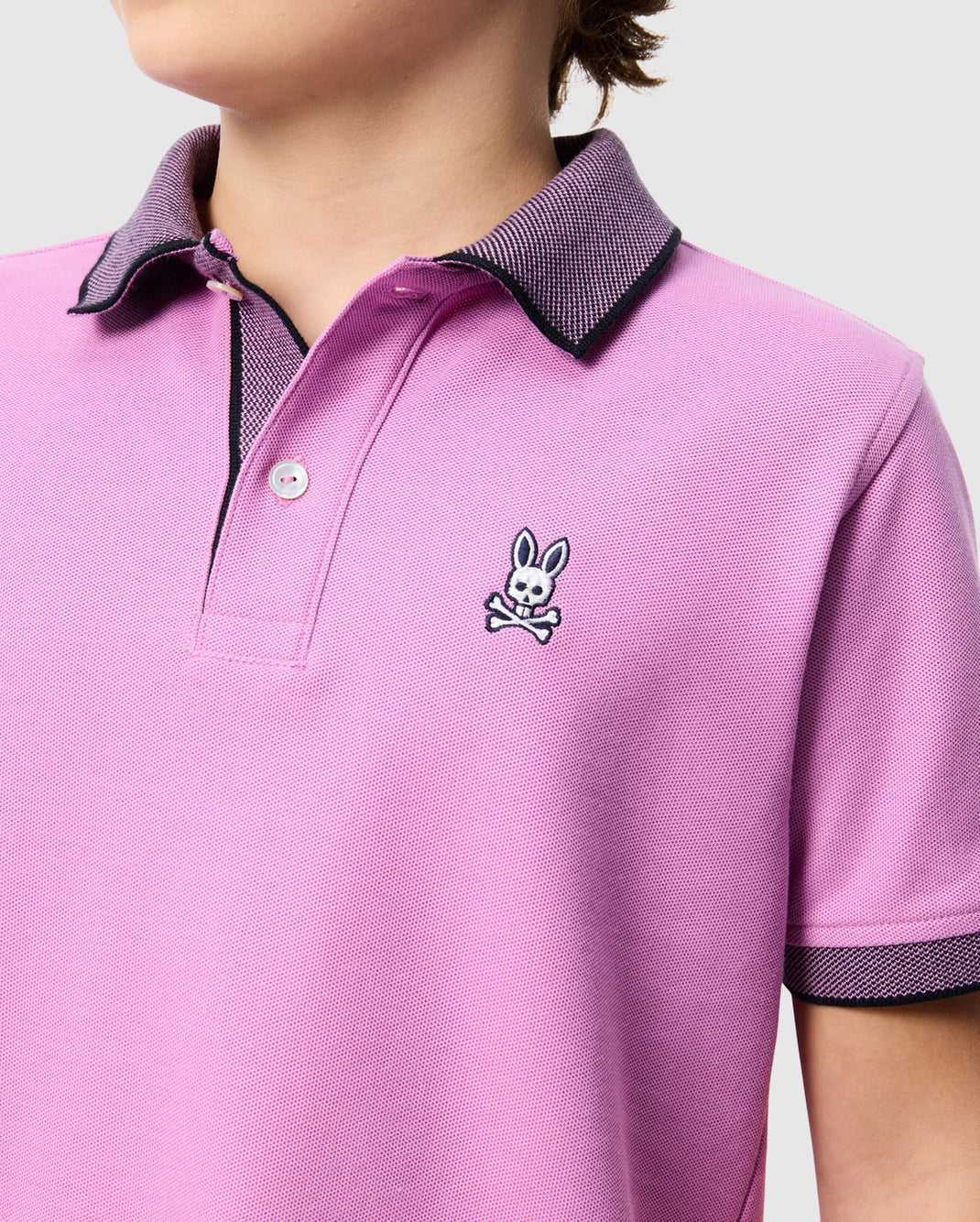 Polos Psycho Bunny Southport Pique Polo Shirt Violette Enfant | AOX-61599716